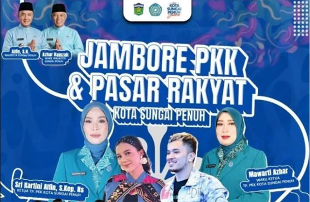 jambore pkk dan pasar rakyat kota sungai penuh foto.dok: tangkapan layar dari media sosial pemkot.spn